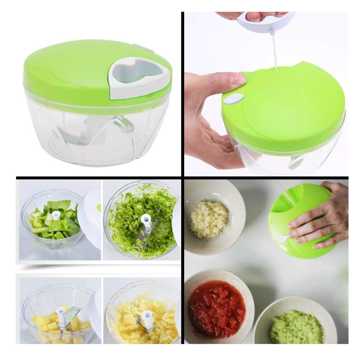 Miniatura 2 de Mini Picador Triturador Alimentos Manual